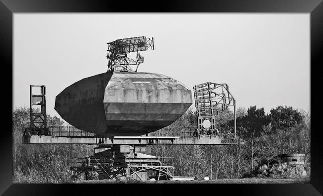 Type 85 Radar at RAF Neatishead Framed Print by Darren Burroughs