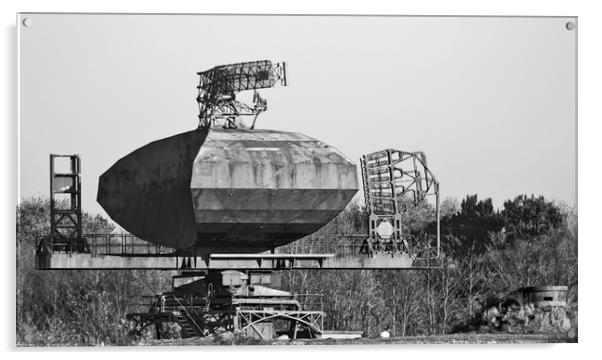 Type 85 Radar at RAF Neatishead Acrylic by Darren Burroughs