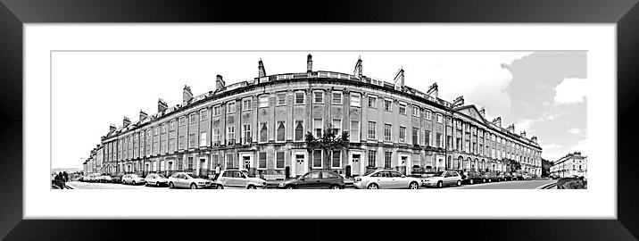 bath panoramic Framed Mounted Print by alex williams