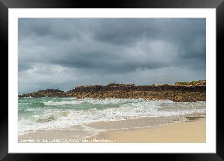 Clachtoll Bay on the Stoer Peninsula Scotland Framed Mounted Print by Nick Jenkins