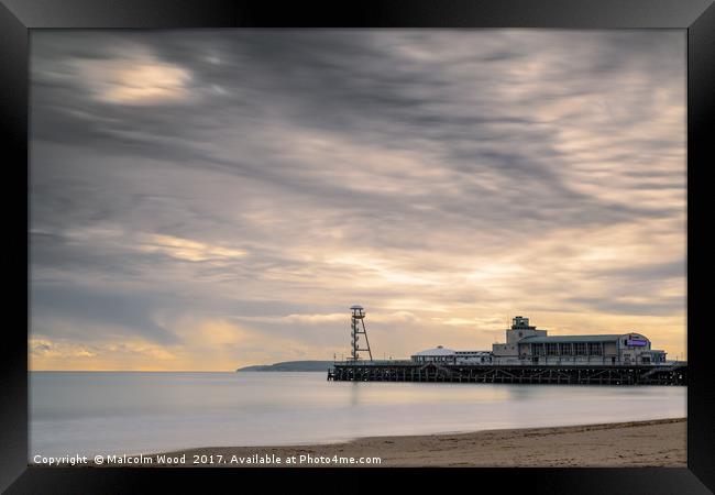 Bournemouth Pier Framed Print by Malcolm Wood