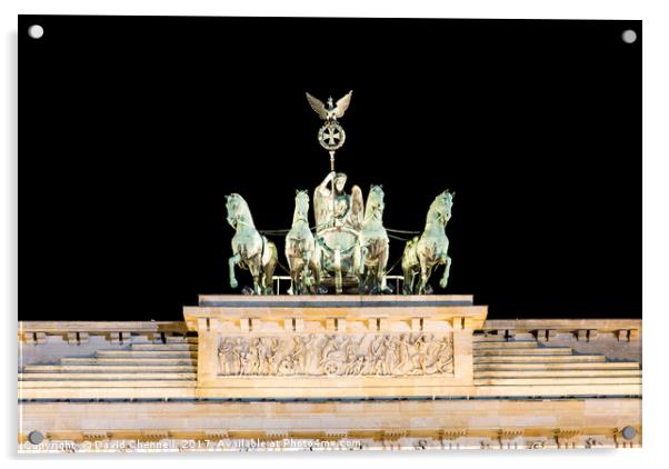 Brandenburg Gate   Acrylic by David Chennell