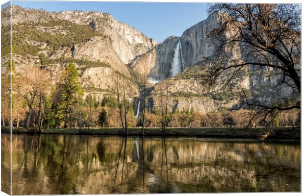Yosemite Falls on View Canvas Print by Belinda Greb