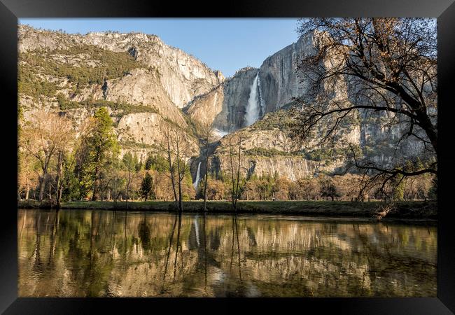 Yosemite Falls on View Framed Print by Belinda Greb