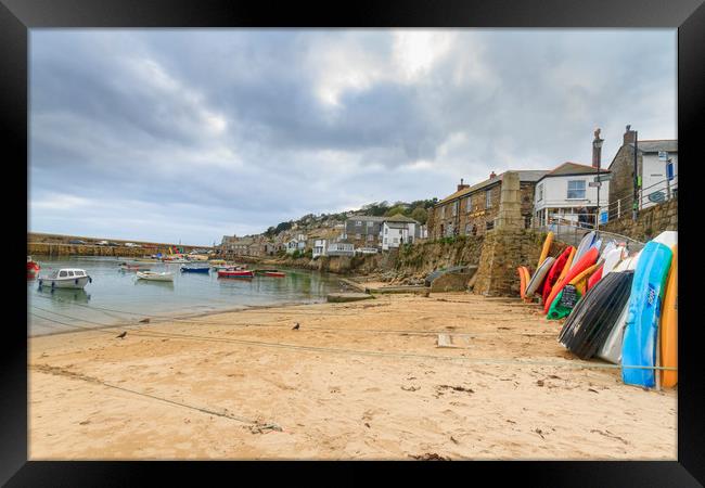 Mousehole cornwall  Framed Print by chris smith