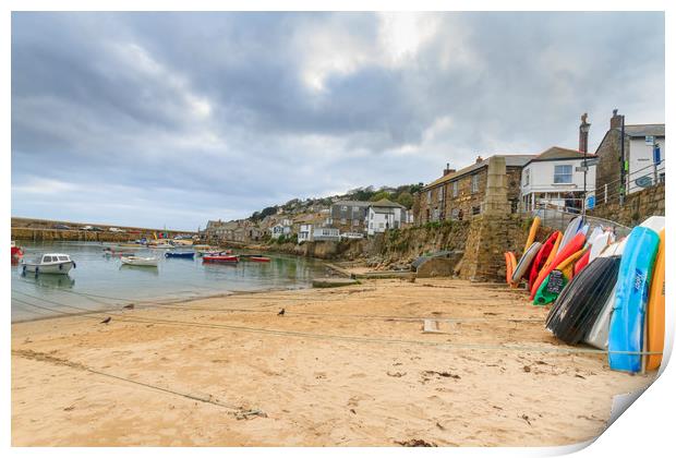 Mousehole cornwall  Print by chris smith