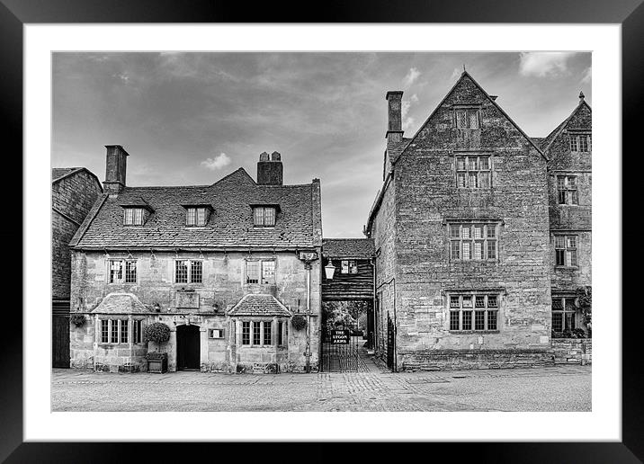 The Lygon Arms, Broadway, Worcestershire, UK Framed Mounted Print by John Edwards