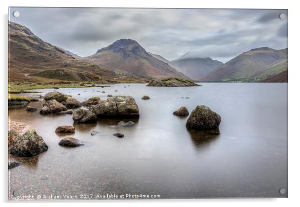 Wastwater long exposure Acrylic by Graham Moore