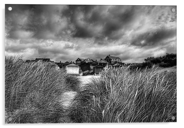 Gathering storm, Old Hunstanton, Norfolk Acrylic by John Edwards