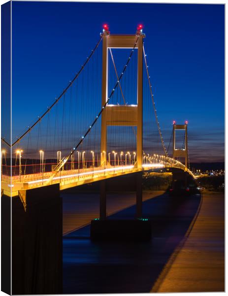 First Severn Crossing Canvas Print by Dean Merry