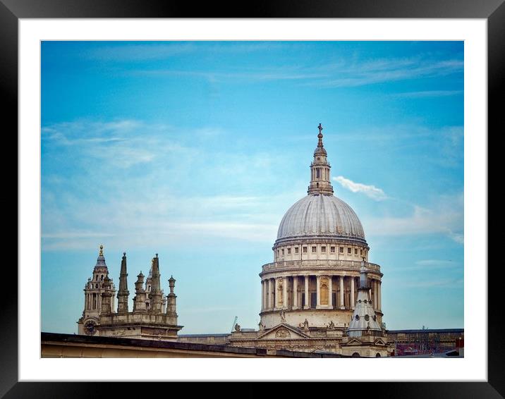        St Pauls Cathedral                          Framed Mounted Print by Victor Burnside