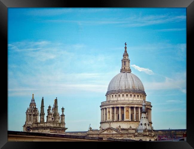        St Pauls Cathedral                          Framed Print by Victor Burnside