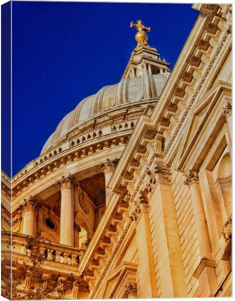          St Pauls Cathedral                        Canvas Print by Victor Burnside