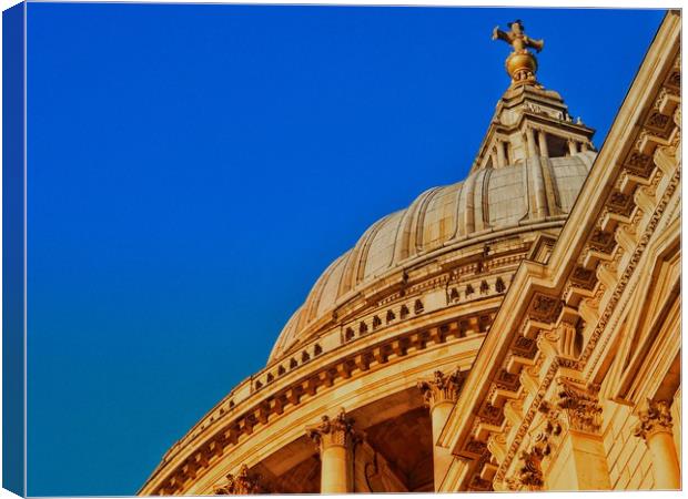         St Pauls                                   Canvas Print by Victor Burnside