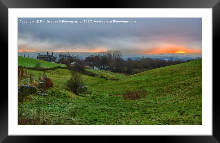 Birtle Greater Manchester Framed Mounted Print by Derrick Fox Lomax