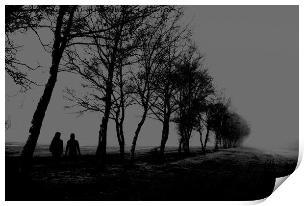 Fog Approaching - 3                          Print by David Mccandlish