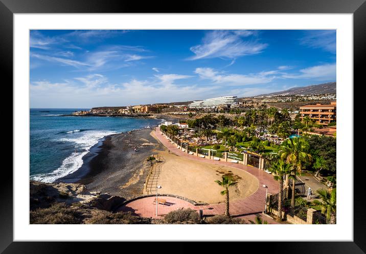 Strolling to La Caleta Framed Mounted Print by Naylor's Photography