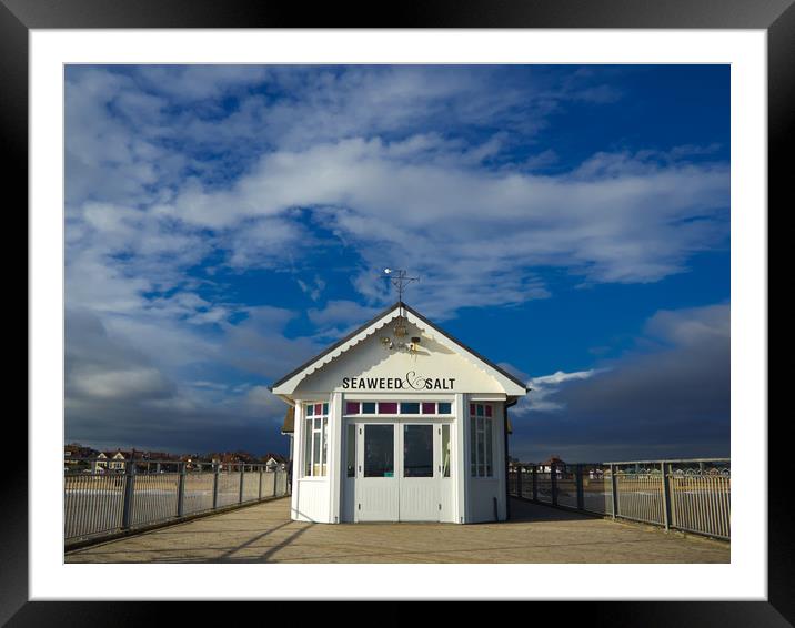 Seaweed & Salt on Southwold Pier Framed Mounted Print by Donnie Canning