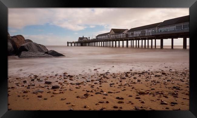 Southwold Pier Long Exposure Framed Print by Donnie Canning