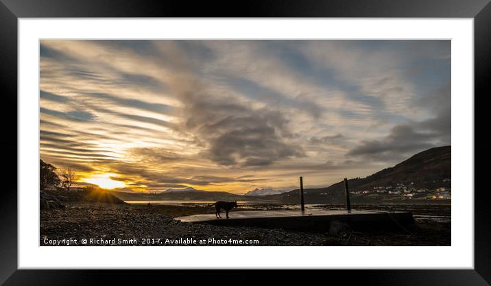 Spectacular Skye-scape Framed Mounted Print by Richard Smith
