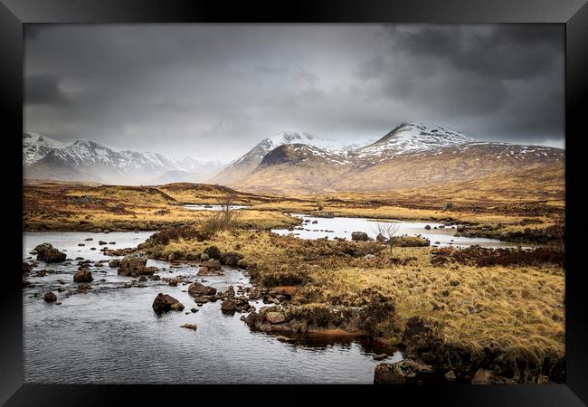 Rannoch Moor,  Glencoe, Scotland UK.   Framed Print by chris smith