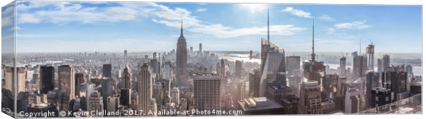 Empire State Canvas Print by Kevin Clelland