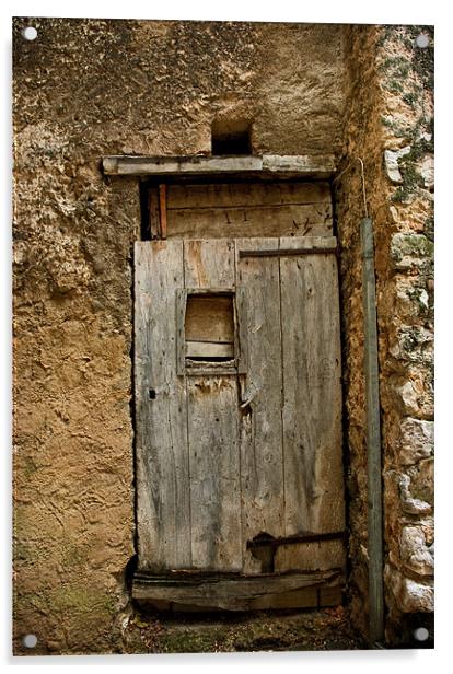 The Rustic Door Acrylic by Jacqi Elmslie