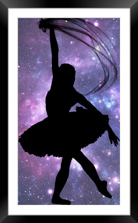 ballet Framed Mounted Print by sue davies