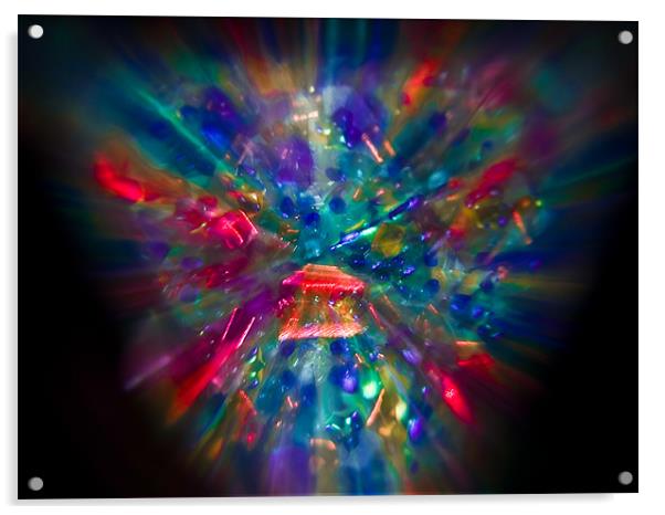 kaleidoscopic zoomism Acrylic by chief rocka