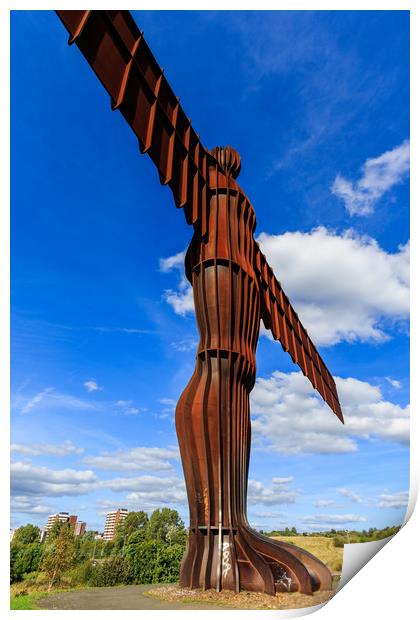 Angel of the north  Print by chris smith