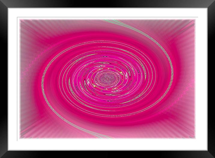 Razzle Dazzle Abstract Framed Mounted Print by paulette hurley