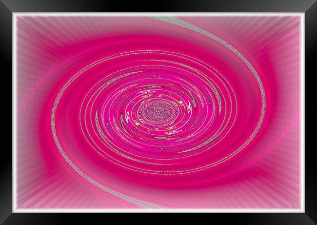 Razzle Dazzle Abstract Framed Print by paulette hurley