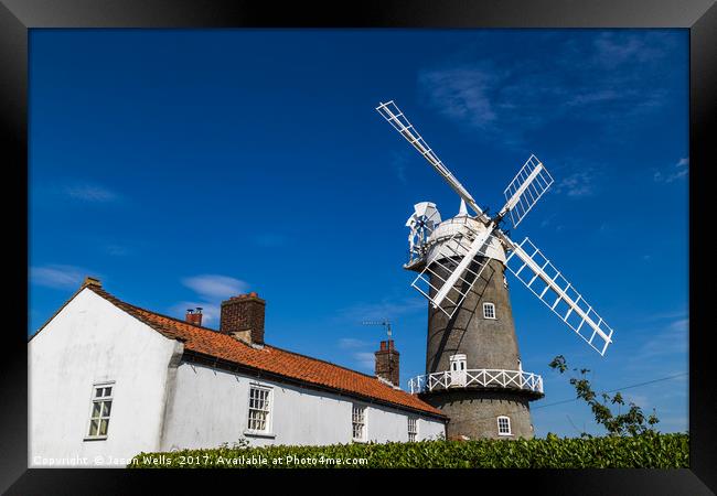 Great Bircham windmill Framed Print by Jason Wells