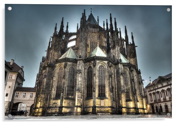 HDR Saint Vitus Cathedral Acrylic by Gabor Pozsgai