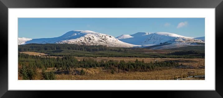 Merrick Mountain Scotland Framed Mounted Print by Derek Beattie