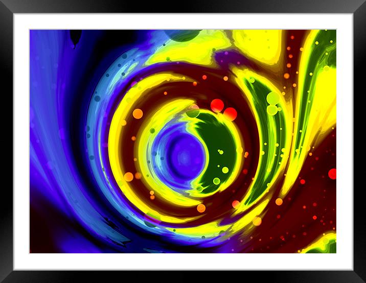 Cosmos-SPace-Time Framed Mounted Print by alex porter