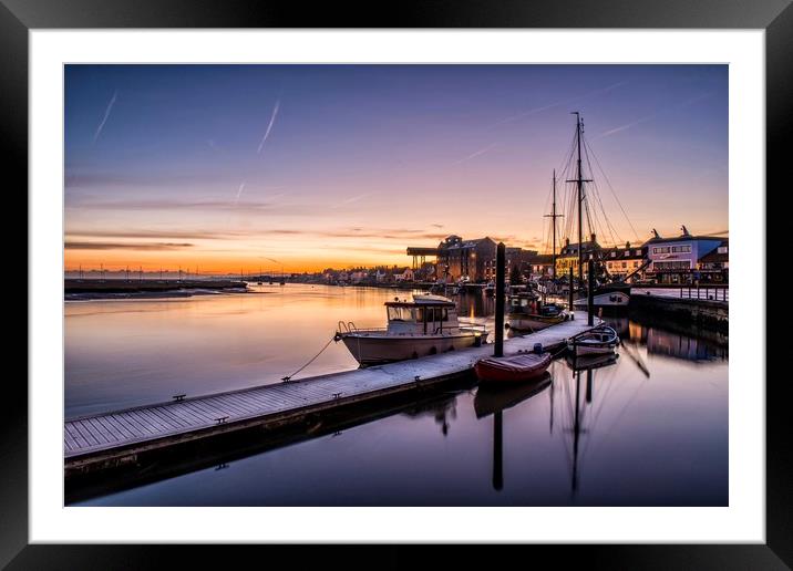 Sunrise at Wells-next-the-Sea  Framed Mounted Print by Gary Pearson