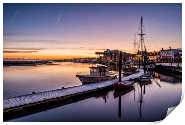 Sunrise at Wells-next-the-Sea  Print by Gary Pearson
