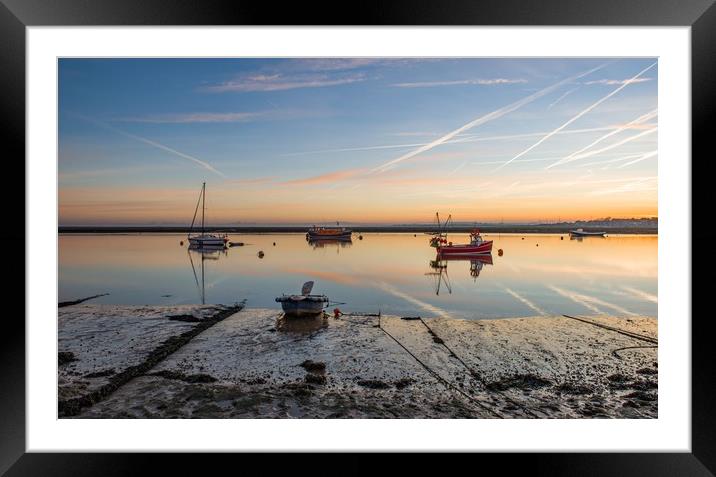 Sunrise over Wells-next-the-Sea Framed Mounted Print by Gary Pearson