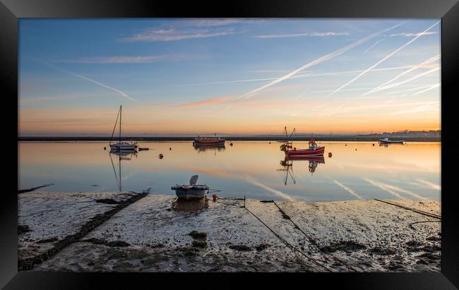 Sunrise over Wells-next-the-Sea Framed Print by Gary Pearson