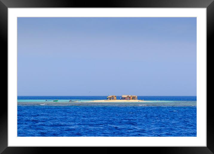 Paradise island     Framed Mounted Print by chris smith