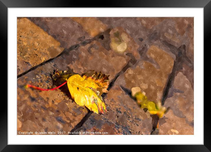 Autumn on the streets of Liverpool Framed Mounted Print by Jason Wells