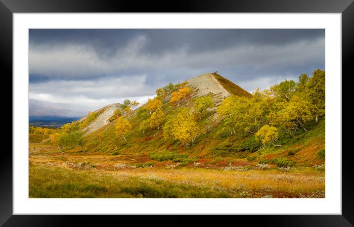 Pyramids of Sweden Framed Mounted Print by Hamperium Photography