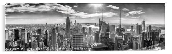 Empire State  Acrylic by Kevin Clelland