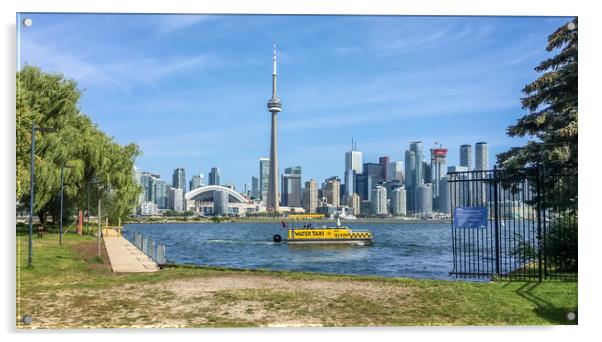 Toronto Island Taxi ! Acrylic by Naylor's Photography