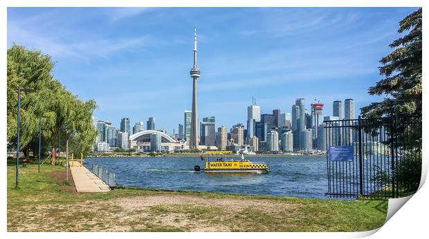 Toronto Island Taxi ! Print by Naylor's Photography