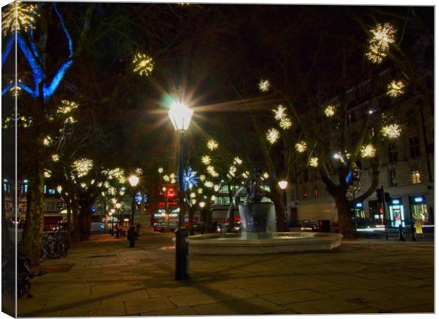 Sloane Square  Canvas Print by Victor Burnside