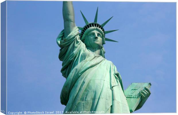 Statue of Liberty, Manhattan New York city, NY, US Canvas Print by PhotoStock Israel