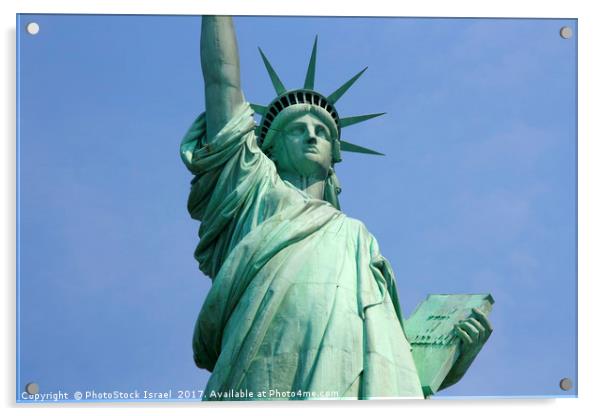 Statue of Liberty, Manhattan New York city, NY, US Acrylic by PhotoStock Israel