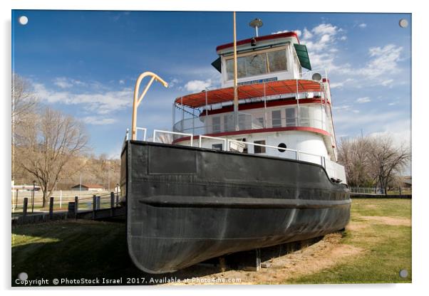 "Sergeant Floyd" steamboat Sioux City, Iowa USA Acrylic by PhotoStock Israel
